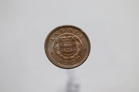 ANGOLA 5 CENTAVOS 1922 HIGH GRADE B11 #Z5015 Cover