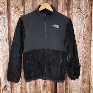 The North Face Black Full Zip Fleece Polartec Recycled Girl’s Large 14/16 - Picture 1 of 3