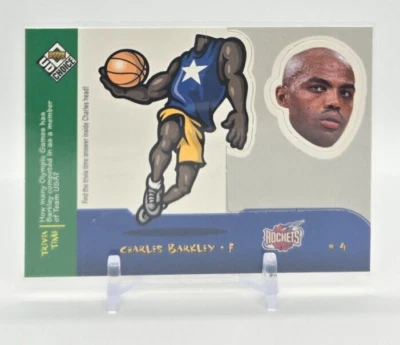1998-99 Upper Deck Choice Charles Barkley Mini Bobbing Head Insert Card - Image 1 of 2