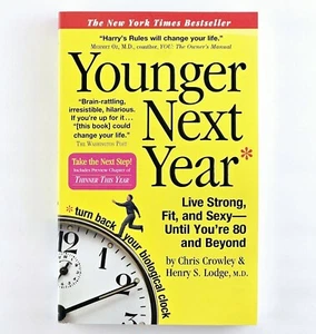 Younger Next Year by Crowley and Lodge Nonfiction Anti Aging Health Paperback - Picture 1 of 4