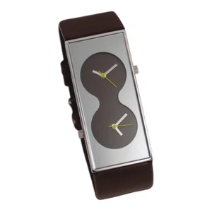 ACME Studio "Bi Brown" Quartz Wrist Watch By Designer KARIM RASHID - NEW - Picture 1 of 2