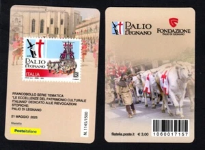 Italia 2025 - Palio di Legnano - tessera filatelica - Imagen 1 de 1