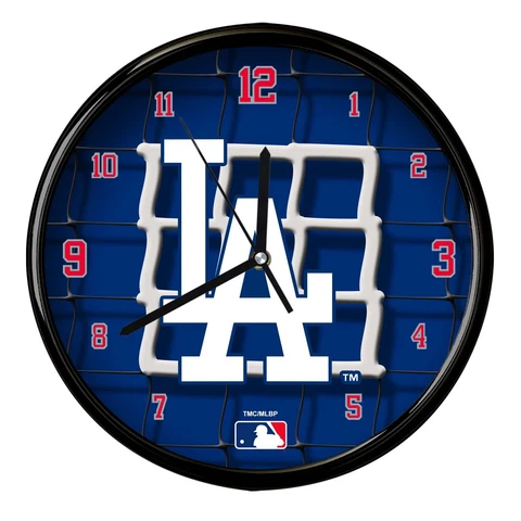 Los Angeles Dodgers 12'' Team Net Clock Cover