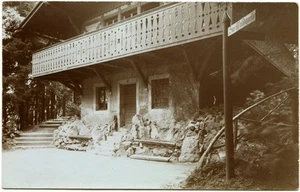 Waldquellenhaus, foto original alrededor de 1920 - Imagen 1 de 1