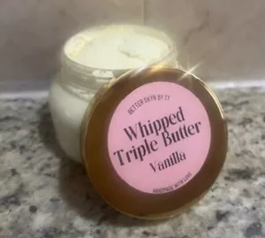 WHIPPED TRIPLE (3X Cocoa/Shea/Mango) BODY BUTTER - 8 OZ   (7 Scents Available) - Picture 1 of 2