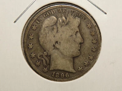 1896-P Barber Half, VG - Image 1 of 3