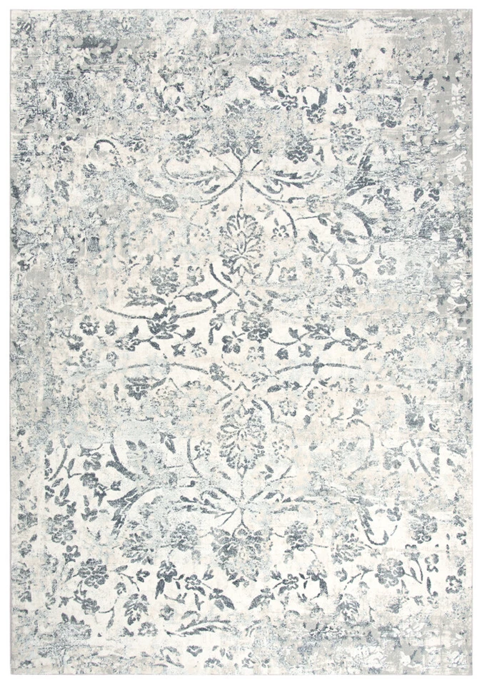Rizzy Rugs Beige Petals VInes Faded Vintage Contemporary Area Rug Floral CHS109 - Image 1 of 4