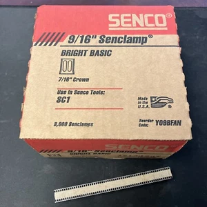 9/16 Senclamp Bright Basic 7/16” Crown 3000 Count Y09BFAN - Picture 1 of 2