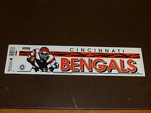 ADESIVO PARAURTI CALCIO CINCINNATI BENGALS MOLTO COLORATO! - Foto 1 di 1
