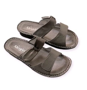 Alegria gebrauchte PG Lite Kar-204 Karmen Damen Pewter Sandalen Größe 39 US 9 - Bild 1 von 6