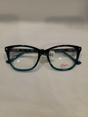 Monturas cuadradas para gafas Candie's CA0134 005 azul verdoso 51[]16 135 Foto 1 de 4