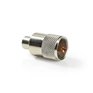 CONNETTORE PL259 PER CAVO RG58 AVVITABILE UHF SPINA MASCHIO A SALDARE RADIO CB - Zdjęcie 1 z 4