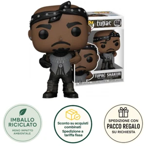 Funko Pop Tupac Shakur 446 Hip Hop Vinyl Figure Ufficiale Rap nuovo - Imagen 1 de 6