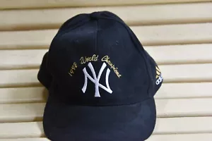 NEW YORK YANKEES ADIDAS HAT 1998 WORLD CHAMPIONS ADJUSTABLE BASEBALL CAP - Picture 1 of 7
