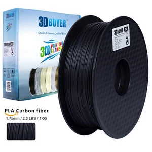 3DBUYER? Black Carbon Fiber PLA 3D Printer Filament 1.75mm 1KG Spool - Picture 1 of 7