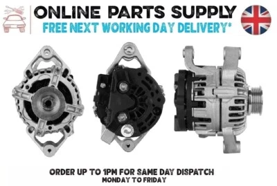 Alternator For Vauxhall Astra Corsa Combo Meriva Zafira 1.4 1.6 1.8 70Amp New - Image 1 of 4