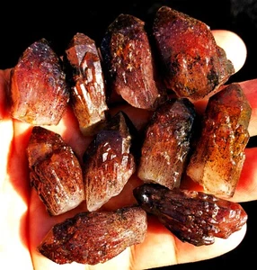 117g 10PC Fire Crystal Lepidocrocite Ignite your Passion Purpose Castle fl010 - Picture 1 of 16