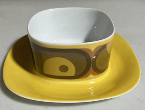 Vintage Block Langenthal Transition Evolution Gravy Bowl Mid Century Modern - Picture 1 of 5