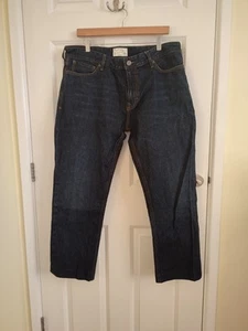 Fat Face Blue Denim Straight Leg Jeans W38 L 27 - Picture 1 of 4