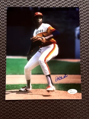 J.R. Richard Signed Autograph 8x10 Photo Houston Astros JSA - Image 1 of 3
