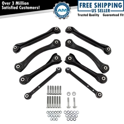 Rear 8 Piece Control Arm Kit Upper Lower Forward Rearward for Mercedes Benz New - Image 1 of 4