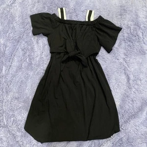 Asos Design Umstandskleid Damen US 4 Schwarz Schulterfrei Stillen - Bild 1 von 8