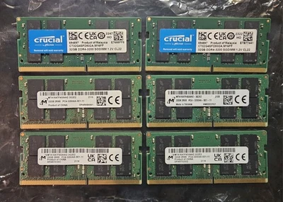 One 64GB Set of Matched Pairs of 32GB DDR4 Laptop SODIMM RAM - Image 1 of 2