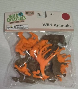 Wild Creatures Wildtiere Tasche Spielzeug Set Spielen Miniatur Figuren NEU Land Luft Meer - Bild 1 von 9