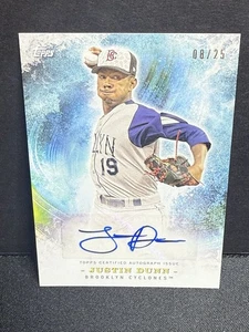 2017 Topps Pro Debut Baseball #WFA-JD Justin Dunn Auto /25 - Picture 1 of 2