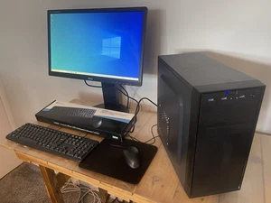 Carbon Black Gaming PC | 21.5" Monitor | i5 | 16GB RAM | 500GB SSD | GT 610 2GB - Afbeelding 1 van 24