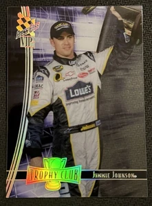 2007 Jimmie Johnson Press Pass VIP Trophy Club Transparent UER NASCAR Error TCT - Picture 1 of 2