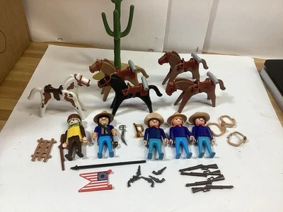 Playmobil Juego Completo Western 3485 Caballería Estados Unidos (1987) Unión, Yanqui, Guerra Civil Foto 1 de 4