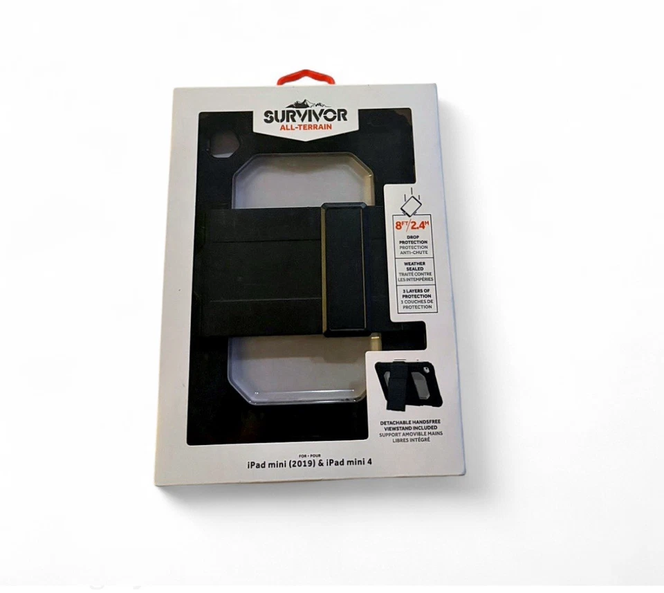 Griffin Survivor Tactical Case For IPad Mini (2019) & IPad Mini 4 Folding Stand  - Image 1 of 2