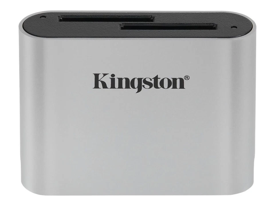 Kingston Lettore di schede USB3.2 Gen1 Workflow Dual-Slot SDHC/SDXC WFS-SD - Immagine 1 di 2