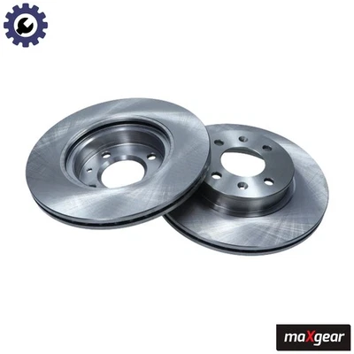 2x BRAKE DISC 19-1861 FOR HYUNDAI D3EA 1.5L 3cyl GETZD4FA 1.5L G4EE 1.4L 4cyl - Image 1 of 4