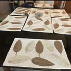 13 Piece Beaded Leaves Dining Set With 1 Table Runner 6 placemats And 6 Coasters