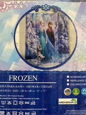 迪士尼冰雪奇缘浴帘 — 第 1/2 张图片
