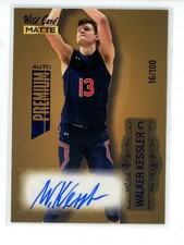 WALKER KESSLER 2022 Wild Card Premium AUTO Blue Foil #MB-A 16/100