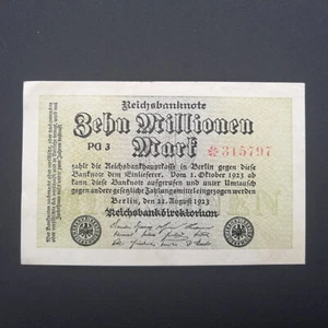 GERMANY 10 MILIONEN MARK 1923 P-106c UNC - Picture 1 of 3