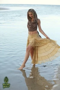 High to Low Maxi Skirt, Boho Skirt, Festival, Elven, Pixie, Fairy, Gypsy, Hippie - Picture 1 of 17