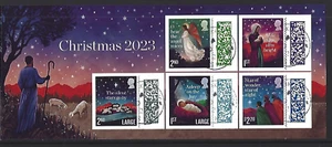HOJA EN MINIATURA GRAN BRITANA 2023 FINA USADA NAVIDAD SIN CÓDIGO DE BARRAS - Imagen 1 de 1