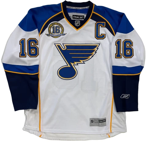 BRETT HULL ST. LOUIS BLUES REEBOK RETIREMENT JERSEY SIZE XL Cover