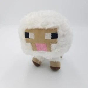 Minecraft Baby Sheep 7'' Soft Plush Toy 2014 Fuzzy Soft Hot Topic - Picture 1 of 3