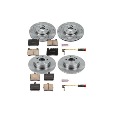 Kit de frenos de disco PowerStop - Delantero y trasero - Se adapta a Mercedes Benz C230 2005-2007, M Foto 1 de 4