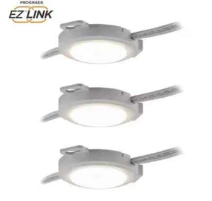 Ultra Prograde EZ Link Linkable Plug-in LED White Puck Light w/High/Low (3-Pack) - Picture 1 of 4