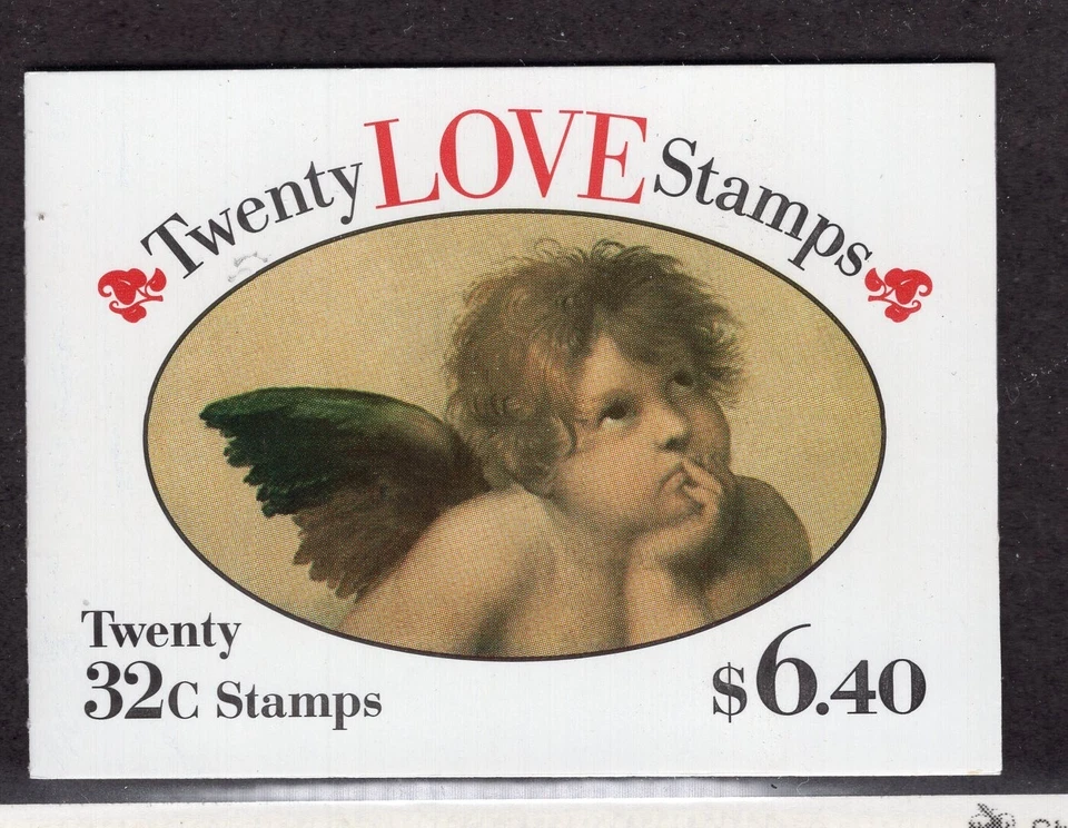 1995 32 cent Love Cherub complete booklet of 20, Scott #BK229, Mint NH - Image 1 of 1