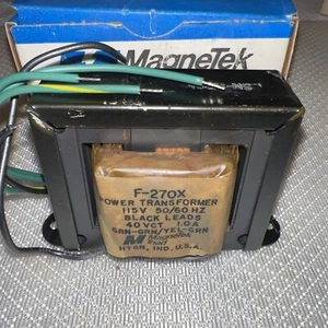 Magnetek Transformer F-270X 115 VAC 50/60HZ 40VCT 1 Amp New in Box - Picture 1 of 16