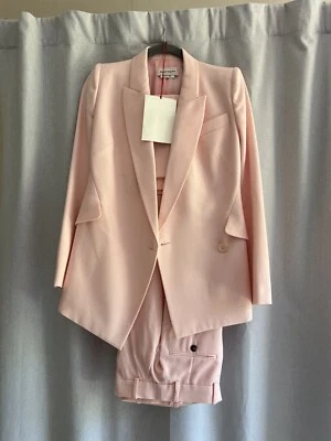 Alexander McQueen - Traje de lana rosa - Pequeño Foto 1 de 4