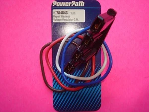 GM VOLTAGE REGULATOR WIRE HARNESS REPAIR CONNECTOR SOCKET PLUG DELCO 1962-74 - Picture 1 of 5