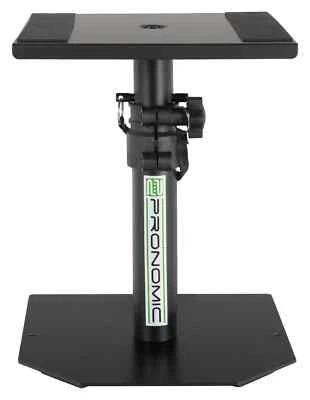 PRONOMIC Tisch Ständer Stativ Studio Monitor Lautsprecher DJ Speaker Boxen Stand Schwarz
